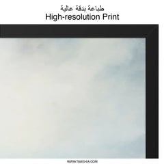 Serene Ocean Wall Art, Coastal Print, Abstract Seascape, Minimalist Art, Calm Water Painting, Peaceful Home Decor - Tawshia