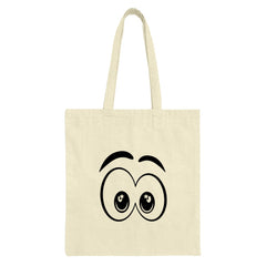Googly Eyes Tote Bag, Cartoon Eyes Bag, Fun Tote, Quirky Bag, Gift Idea, Expressive Eyes, Novelty Tote, Unique Bag, Eye See You - Tawshia