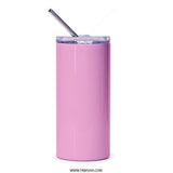 Beach Tumbler, Lounge Chair, Summer Vibes, Pink Tumbler, Beach Lover Gift, Tumbler with Straw, Beach Chair Tumbler, Drinkware - Tawshia