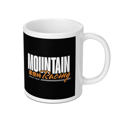 Mountain Racing Graphic Ceramic White Mug product type
