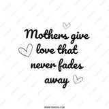 Mother's Love Pillow, Heart Pillow, Mother's Day Gift Pillow, Decorative Pillow, Home Decor, Sentimental Pillow, Gift for Mom - Tawshia