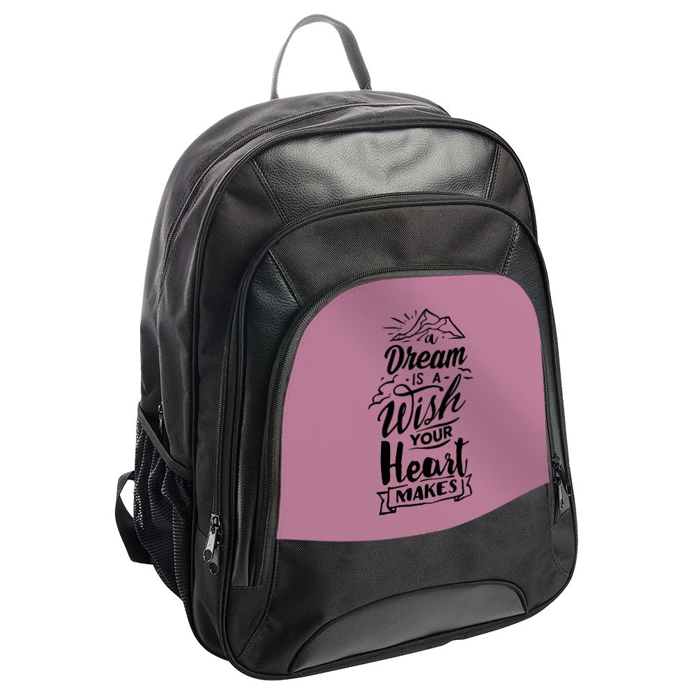 Dream Wish Heart Backpack, Inspirational Backpack, Motivation Gift, School BackPack, Travel BackPack, Everyday BackPack - Tawshia