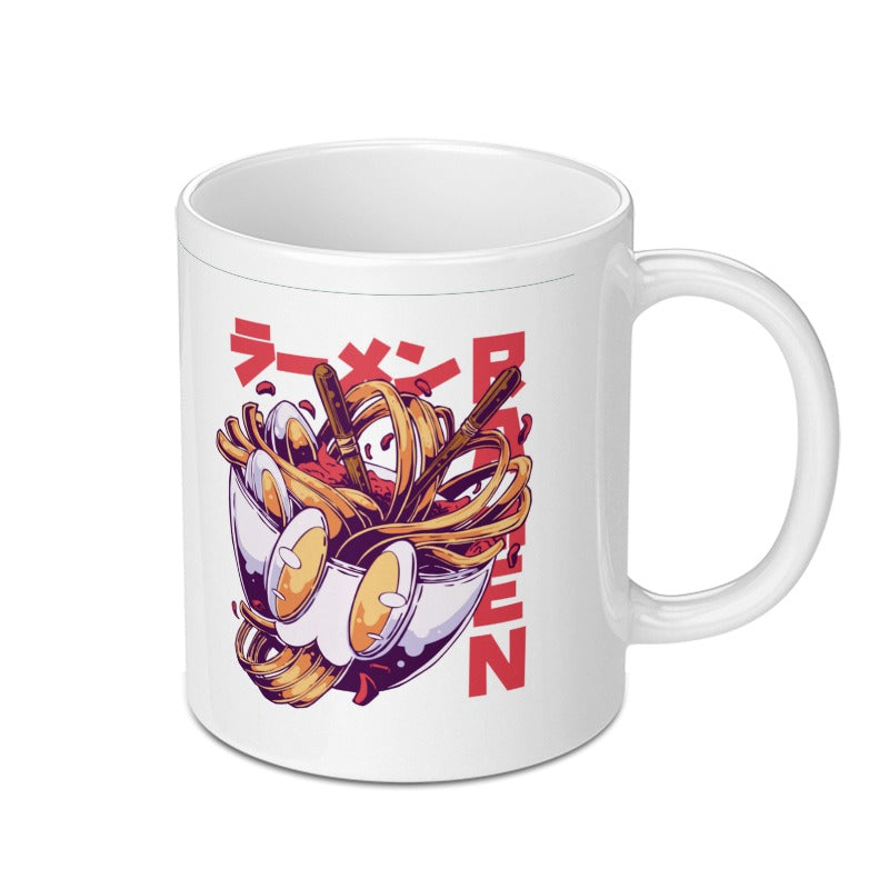 Colorful Ramen Bowl Design for Fun Kitchen Mug product