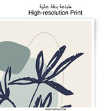 Abstract Floral Photographic Print, Botanical Wall Art, Modern Home Decor, Minimalist Art Print, Nature Inspired Print - Tawshia