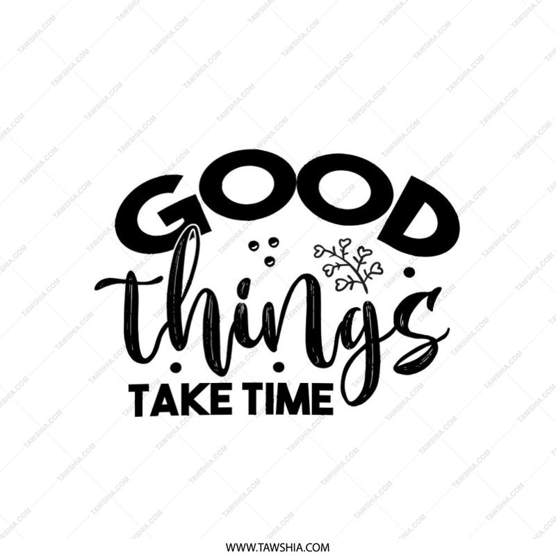 Good Things Take Time Pillow, Motivational Pillow, Inspirational Decor, Home Decor, Positive Quote Pillow, Gift For Her, Encouragement - Tawshia