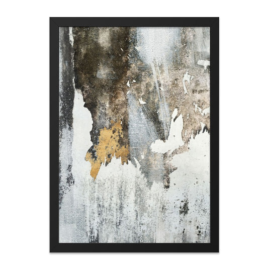 Abstract Grunge Wall Art, Texture Print, Modern Art Print, Urban Decay Art, Distressed Wall Decor, Contemporary Wall Hanging - Tawshia