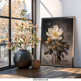 Anemone Wall Art, Floral Print, Flower Wall Decor, Botanical Art, Elegant Flower Decor, Nature Art, Home Decor, Modern Wall Art - Tawshia