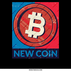 Vintage Style New Coin Cryptocurrency Product