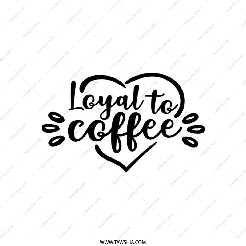 Loyal to Coffee Pillow, Coffee Lover Gift, Caffeine Addict Decor, Home Decor, Pillow For Coffee Enthusiasts, Gift For Her, Gift For Him - Tawshia