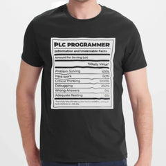 PLC Programmer Facts Funny T-Shirt product type