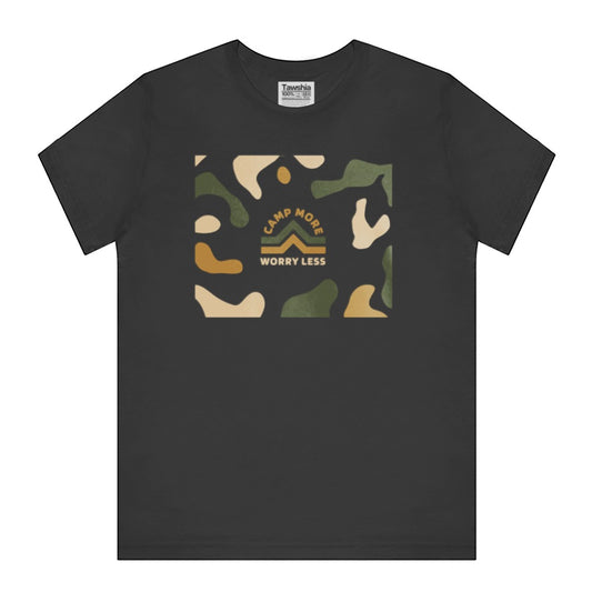 Camp More Worry Less Camouflage T-Shirt product