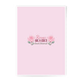 Roses are a Girl's Best Friend Photographic Prints, Floral Art, Cute Wall Decor, Pastel Prints, Gift Idea, Room Decor - Tawshia