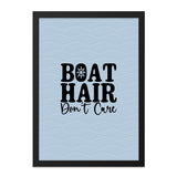 Boat Hair Dont Care Wall Art, Funny Boating Decor, Lake House Art, Nautical Print, Home Decor, Summer Gift, Wall Decor, Unique Wall Art - Tawshia