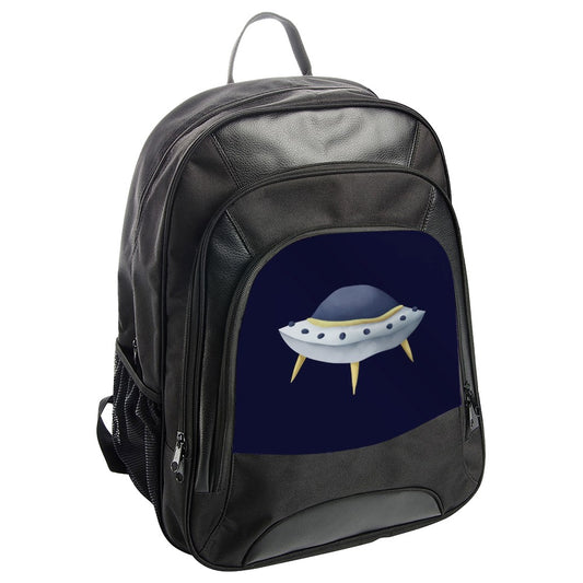 UFO BackPack, Flying Saucer Backpack, Space Adventure Backpack, Alien Abduction School Backpack, Outer Space BackPack - Tawshia