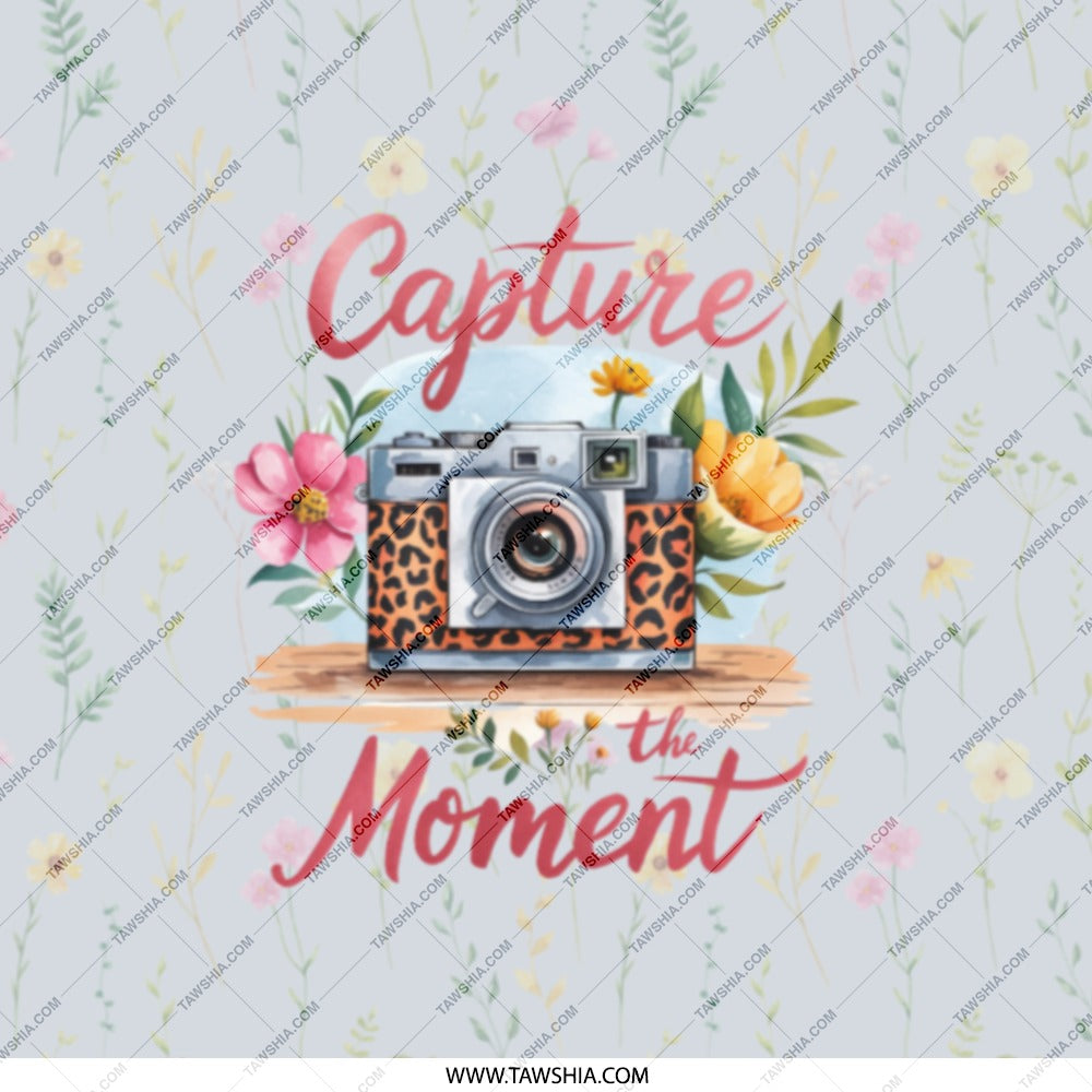 Capture the Moment Mirror, Floral Camera Mirror, Stylish Travel Mirror, Makeup Mirror, Photographer Gift, Unique Mirror Gift - Tawshia