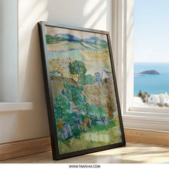 Vincent van Gogh Wall Art, Thatched Roofs, Wall Decor, Fine Art Print, Famous Painting, Impressionist Art, Home Decor - Tawshia