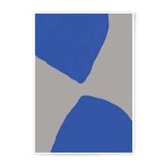 Blue Abstract Art Photographic Print, Modern Wall Decor, Minimalist Home Art, Contemporary Design, Stylish Prints, Home Decor Gift - Tawshia