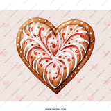 Gingerbread Heart MousePad, Cute Holiday Mousepad, Valentine's Day Decor, Sweet Treat Mouse Pad, Fun Desk Accessories, Office Gift - Tawshia