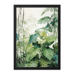 Tropical Leaves Wall Art, Botanical Print, Greenery Decor, Nature Wall Decor, Jungle Art Print, Exotic Plants Artwork, Home Decor - Tawshia