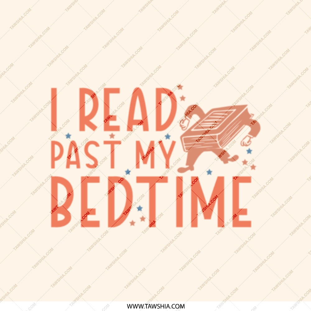 Book Lover Pocket Mirror, Funny Reader Gift, I Read Past My Bedtime Compact Mirror, Bookworm Gift, Library Gift, Reading Addiction Gift - Tawshia