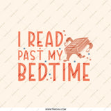 Book Lover Pocket Mirror, Funny Reader Gift, I Read Past My Bedtime Compact Mirror, Bookworm Gift, Library Gift, Reading Addiction Gift - Tawshia