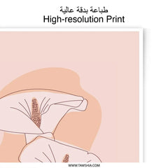 Calla Lily Line Art Photographic Print, Floral Wall Decor, Minimalist Flower Art, Aesthetic Home Decor, Botanical Print, Modern Art - Tawshia