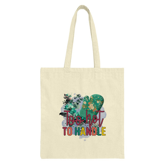 Funny Too Hot To Handle Tote Bag, Quirky Oven Mitt Design, Unique Kitchen Gift, Humorous Baker Gift, Novelty Tote Bag, Foodie Present - Tawshia
