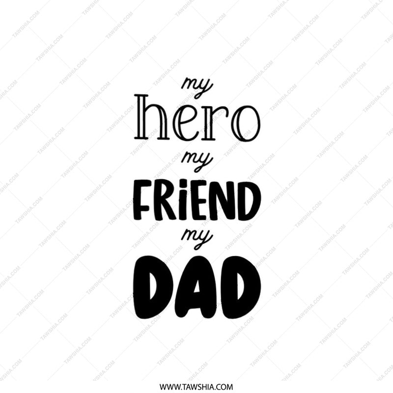 Hero Friend Dad Pillow, Father's Day Gift, Dad Birthday Present, Best Dad Ever Pillow, Dad Appreciation Pillow, Father Figure Pillow - Tawshia