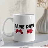 Game Day Mug, Gamer Gift, Gaming Mug, Video Game Lover, Game Controller, Gamer Coffee Cup, Gift For Him, Gift For Her, Console Mug - Tawshia