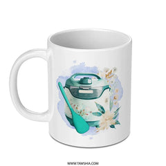 Floral Instant Pot Mug, Kitchen Appliance Mug, Cooking Lover Gift, Chef Coffee Mug, Watercolor Kitchenware Mug, Foodie Gift - Tawshia