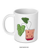 Potted Plant Mug, Trendy Coffee Mug, Cute Plant Lover Gift, Houseplant Mug, Plant Mom Gift, Botanical Mug, Plant Themed Mug, Gift for Her - Tawshia