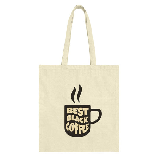 Best Black Coffee Tote Bag, Coffee Lover Gift, Coffee Addict Present, Trendy Tote Bag, Stylish Tote Bag, Gift for Barista - Tawshia