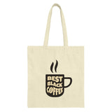 Best Black Coffee Tote Bag, Coffee Lover Gift, Coffee Addict Present, Trendy Tote Bag, Stylish Tote Bag, Gift for Barista - Tawshia