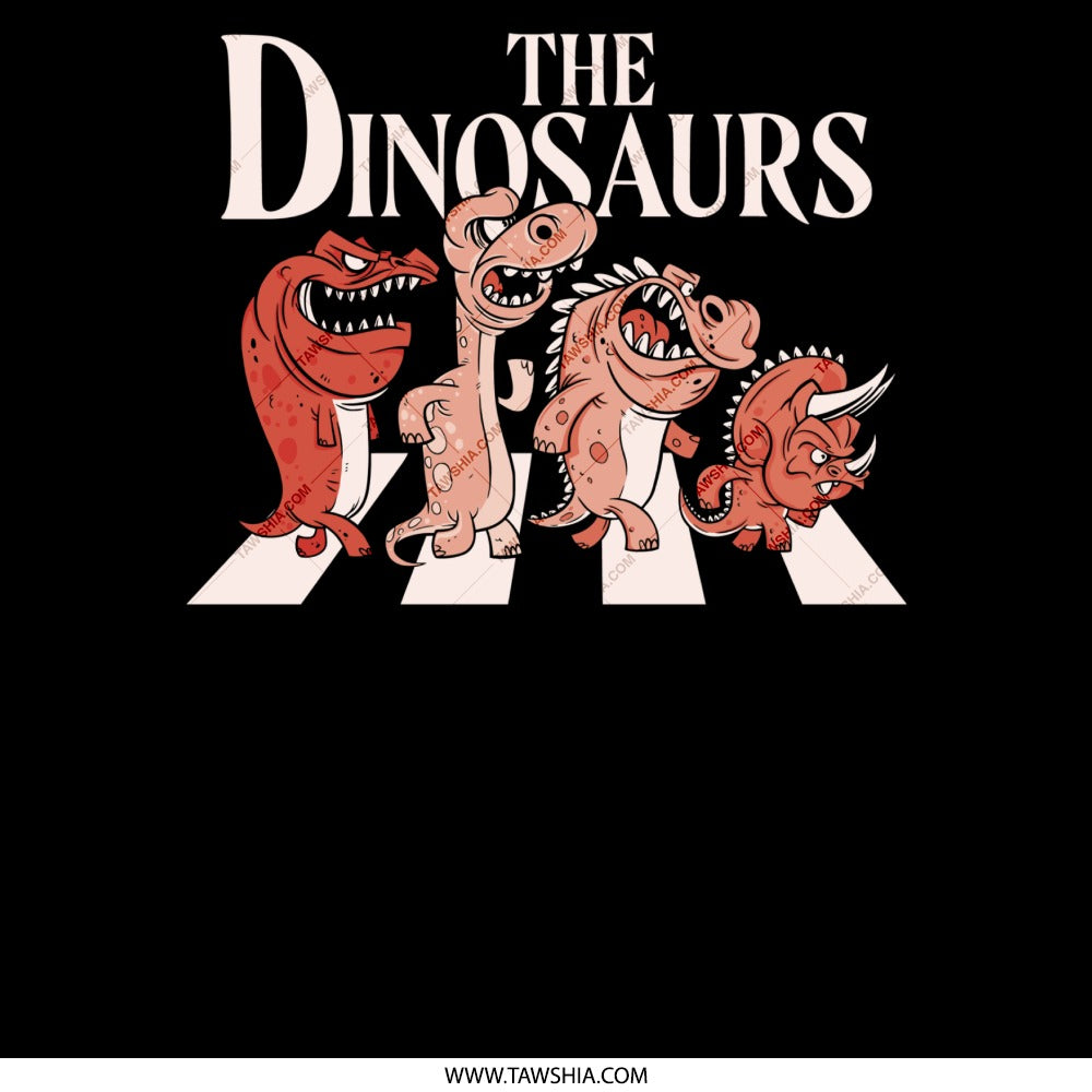 The Dinosaurs Street Walk Graphic Novelty Shirt product
