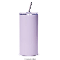 Lavender Lemonade Tumbler, Floral Tumbler, Unique Drinkware, Purple Tumbler, Summer Drink Tumbler, Beverage Container, Gift for Her - Tawshia