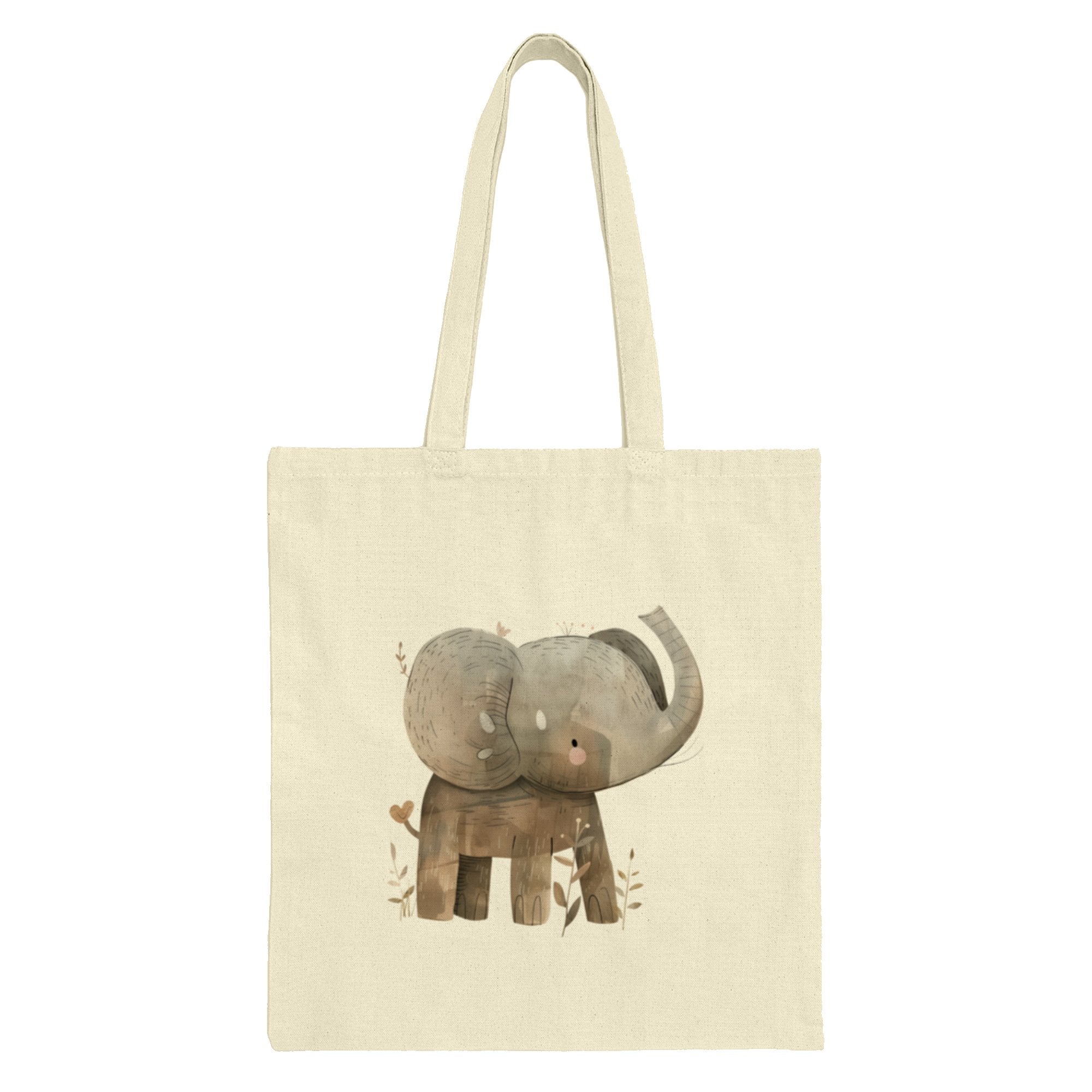 Adorable Elephant Design Eco-Friendly Tote Bag product