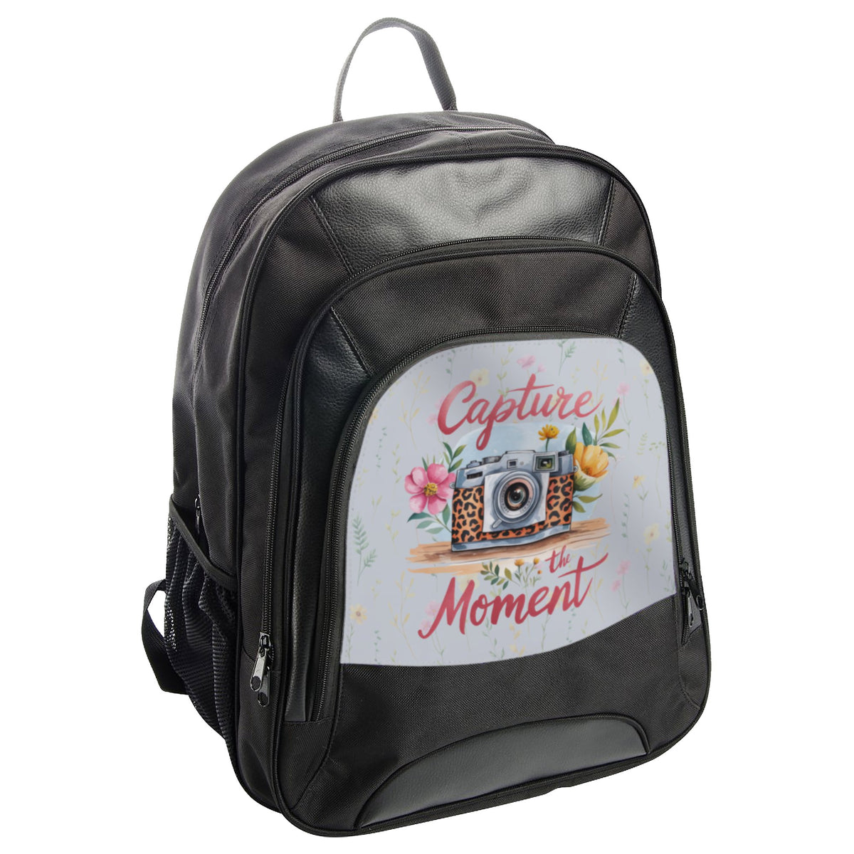 Capture the Moment Design Printed Backpack Product