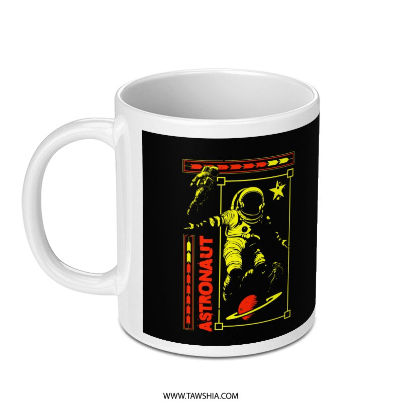 Astronaut Design with Space Theme Mug product