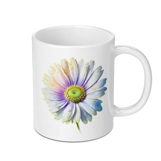Daisy Flower Mug, Floral Coffee Mug, Colorful Flower Mug, Gift Idea, Flower Lover Present, Home Decor - Tawshia