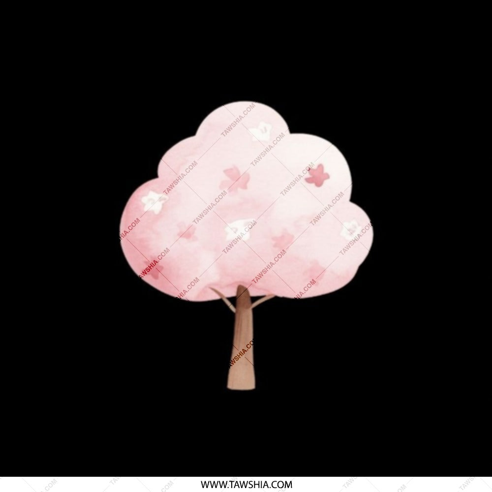Cherry Blossom Pocket Mirror, Floral Tree Compact Mirror, Cute Makeup Mirror, Spring Gift for Her, Trendy Accessories - Tawshia