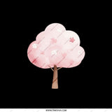 Cherry Blossom Pocket Mirror, Floral Tree Compact Mirror, Cute Makeup Mirror, Spring Gift for Her, Trendy Accessories - Tawshia