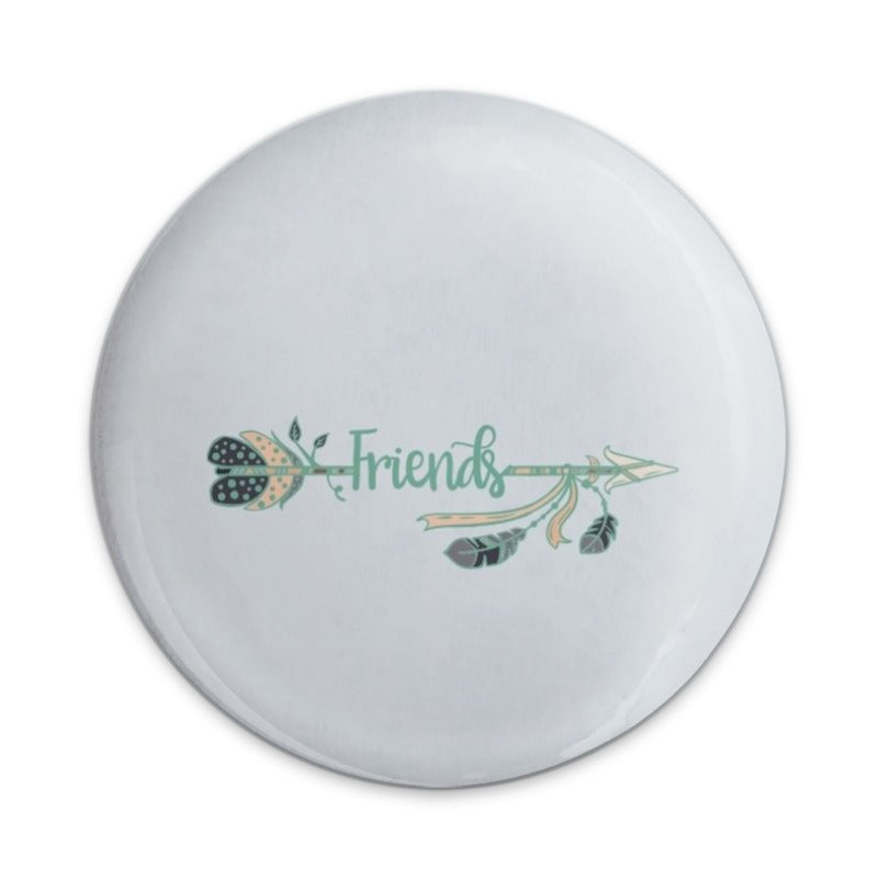 Friends Arrow Pinback Button, Friendship Gift, Best Friend Button, Arrow Button, Unique Gift, Trendy Badge, Friend Badge, Cute Pinback - Tawshia