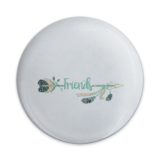 Friends Arrow Pinback Button, Friendship Gift, Best Friend Button, Arrow Button, Unique Gift, Trendy Badge, Friend Badge, Cute Pinback - Tawshia