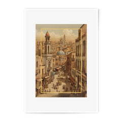 Oran Algeria Street Scene, Photographic Print, Cityscape Art, Travel Photography, Architectural Print, Wall Decor, Home Decor - Tawshia