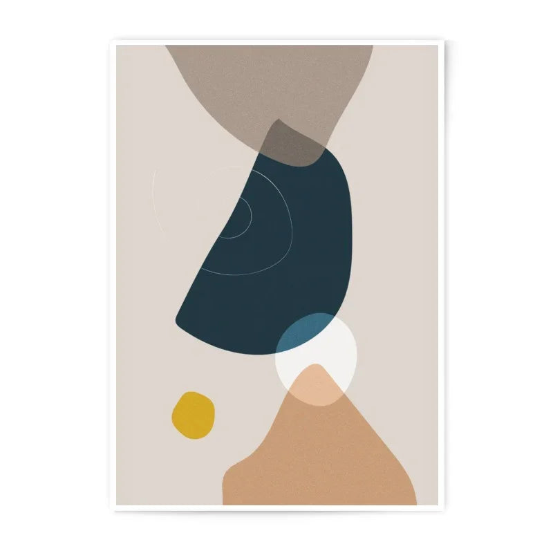 Abstract Shapes Photographic Print, Modern Art Print, Minimalist Wall Art, Home Decor, Living Room Art, Art Print, Wall Decor - Tawshia
