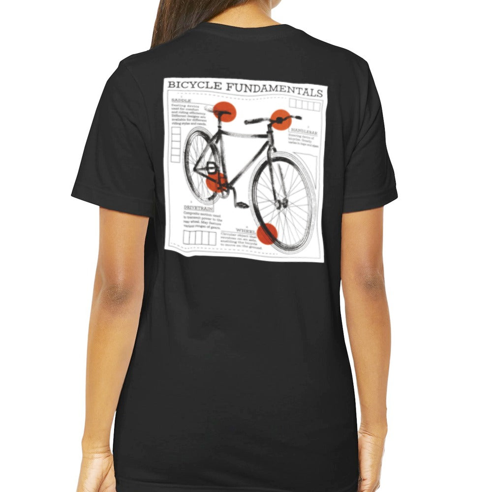 Bicycle Fundamentals Graphic Design T-Shirt product type