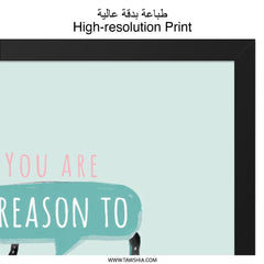 Camera Wall Art, Smile Wall Decor, Inspirational Art Print, Cute Gift Idea, Positive Affirmation, Home Decor, Photo Lover Gift - Tawshia