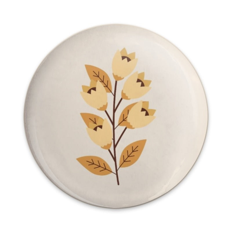Floral Pinback Button, Cute Flower Badge, Aesthetic Pin, Botanical Pin, Trendy Button Pin, Gift Idea, Unique Button, Floral Accessories - Tawshia