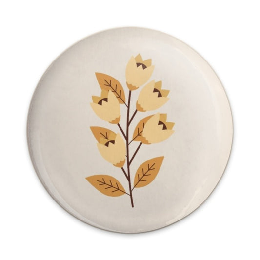 Floral Pinback Button, Cute Flower Badge, Aesthetic Pin, Botanical Pin, Trendy Button Pin, Gift Idea, Unique Button, Floral Accessories - Tawshia