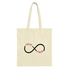 Forever Friends Tote Bag, Infinity Symbol Design, Friendship Gift, Best Friend Present, Gift For Her, Unique Tote, Everyday Bag - Tawshia